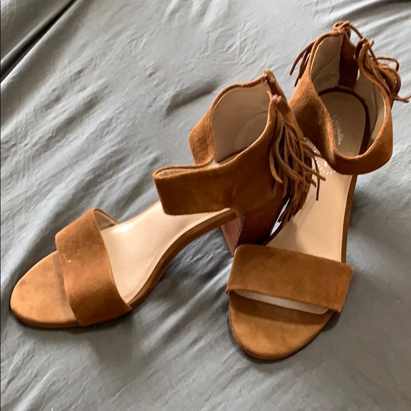 Seychelles Hello lovely Suede fringe open toe heel - Picture 4 of 8